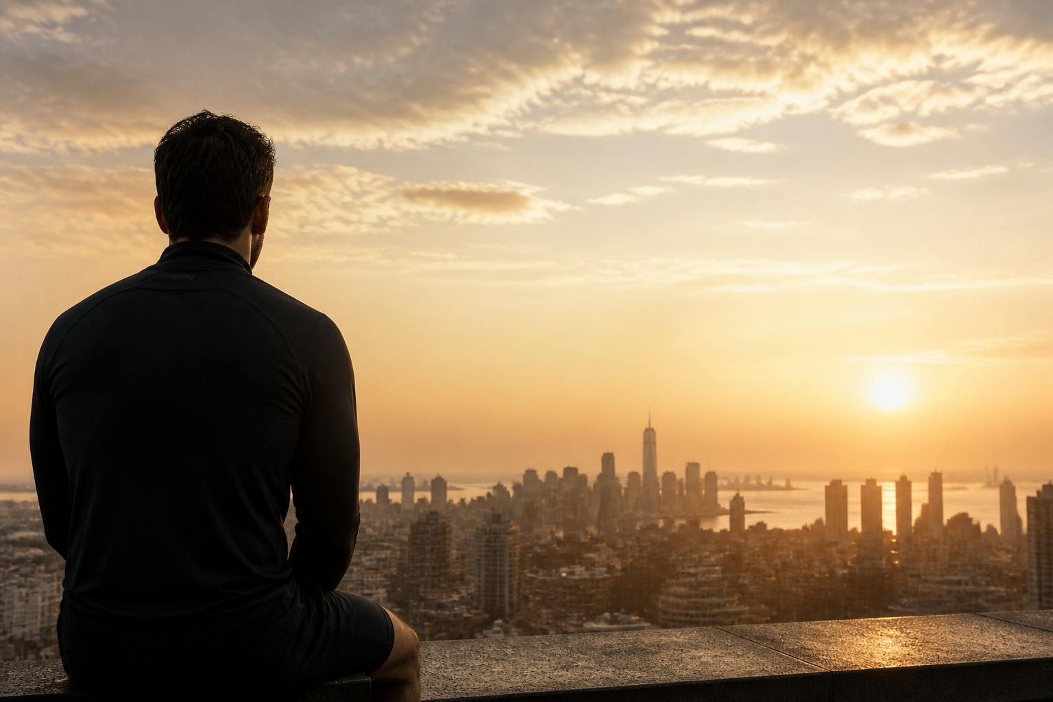 A player looking toward a brighter future